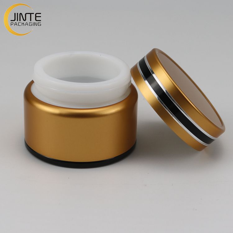Aluminum Container Jar With PP Or Glass  Jar Inside For Nail Polish 5ml 10ml 30ml 50ml