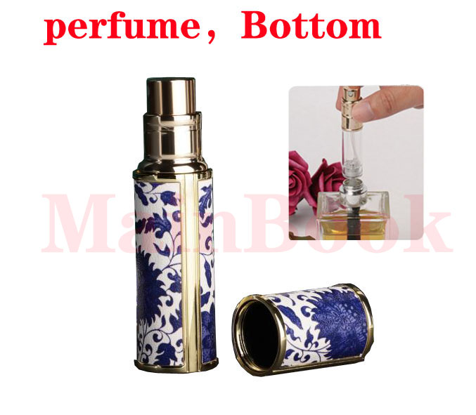 Aluminum Perfume Bottle Empty Women Leather Atomizer Aluminium Bottom Filled Bottles Spray Mini buy empty perfume bottles