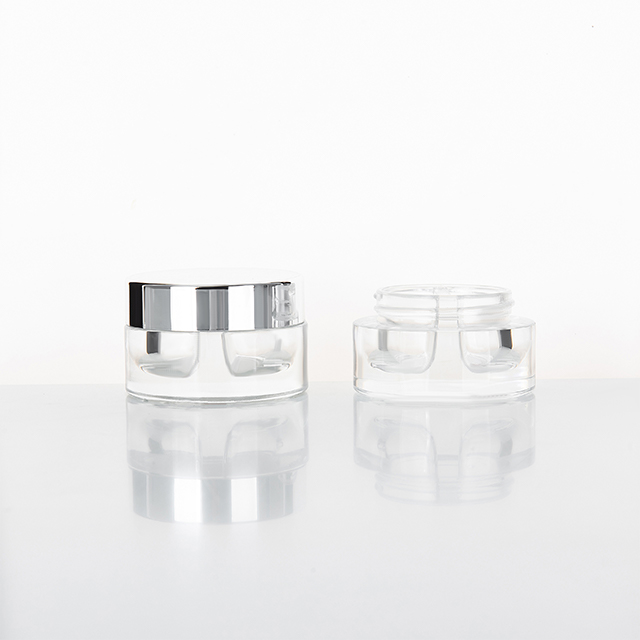 Aluminum Screw Cap Plastic Wild Mouth Bottle Transparent Clear Cosmetic Container Pet Jar For Skin Care Canned Food