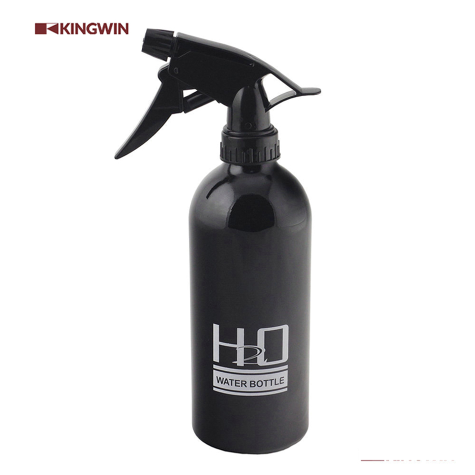 Aluminum Spray Bottle Aluminium 750 Ml 250ml 500ml Shampoo 12 Month Alnumium Hot Stamping Easy Open End KINGWIN White/ Silver