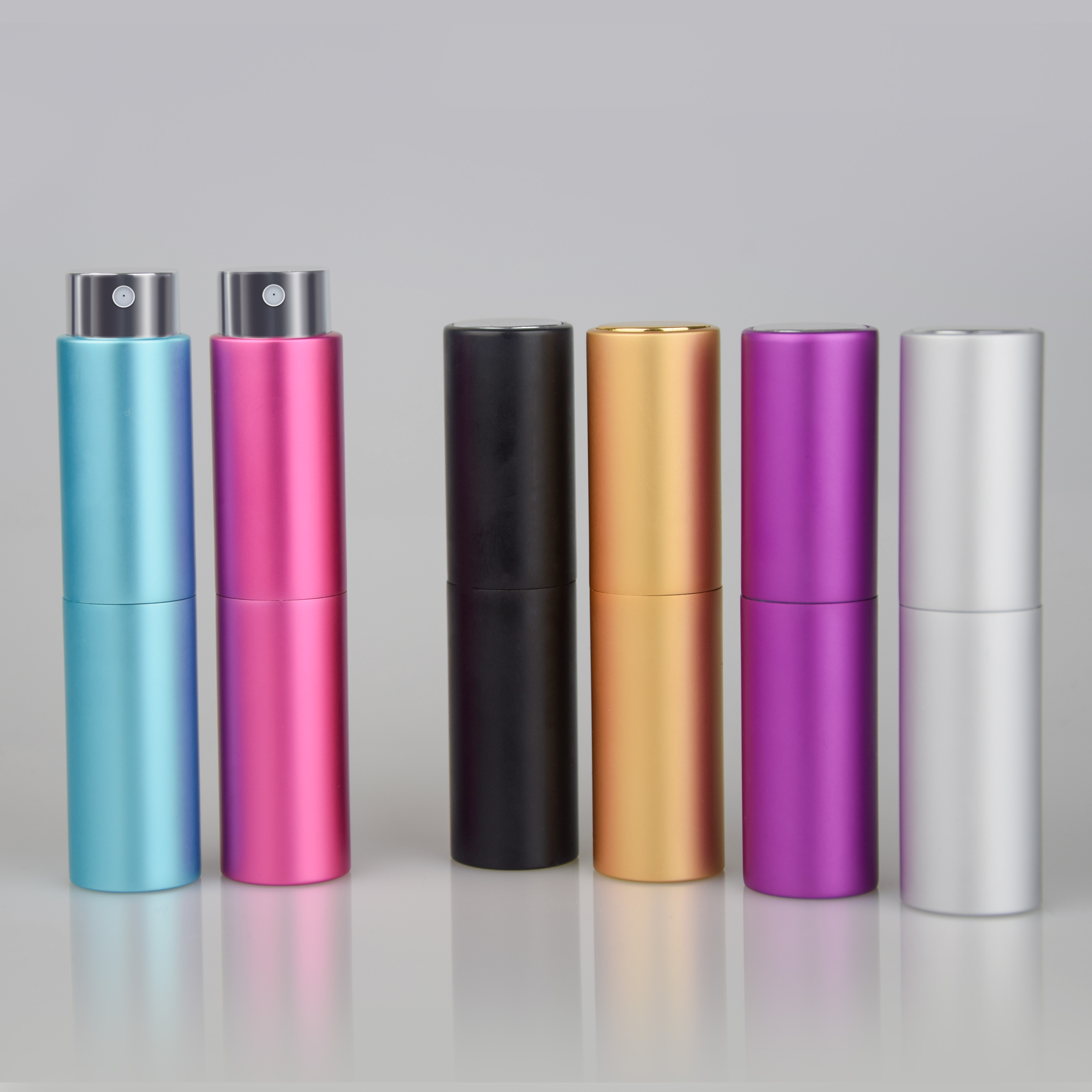 Aluminum Twist Up 8Ml Atomizer Perfume Bottles