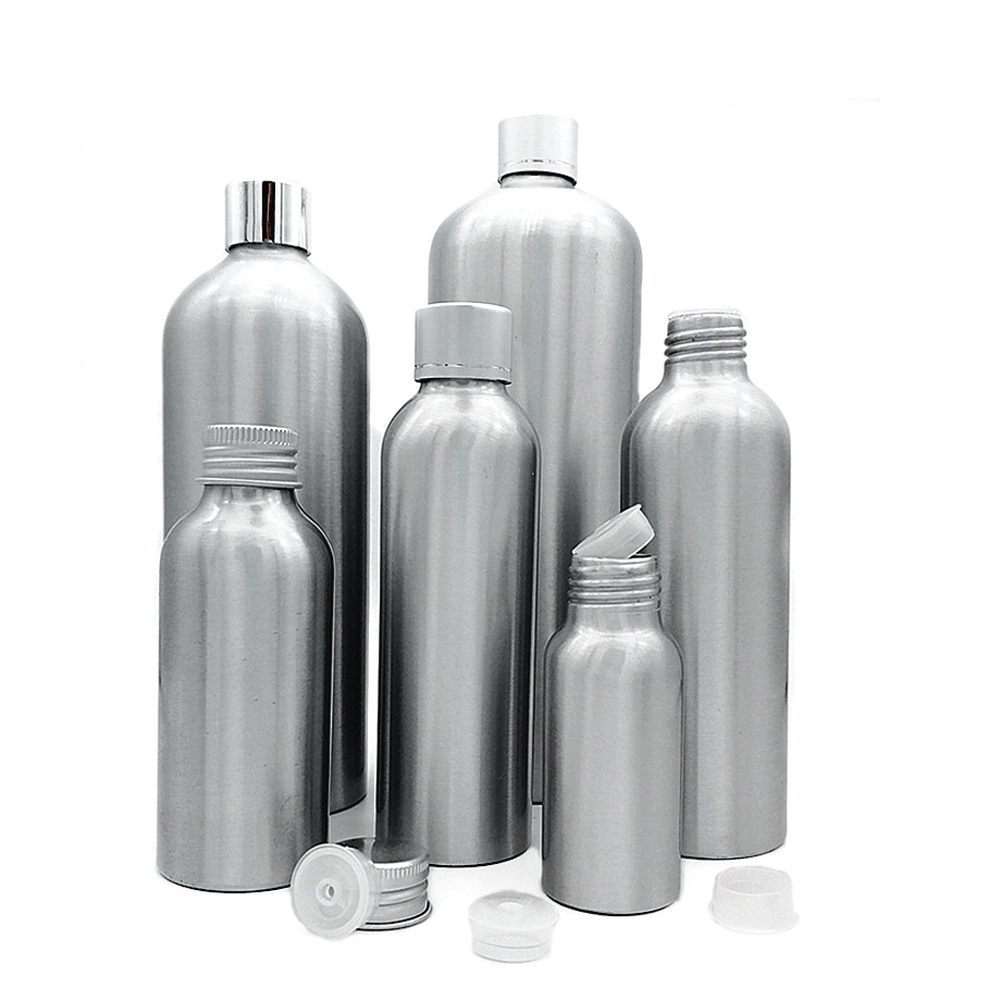 Aluminum beer water beverage bottle/aluminum spray dropper bottle/essential oils aluminum bottle