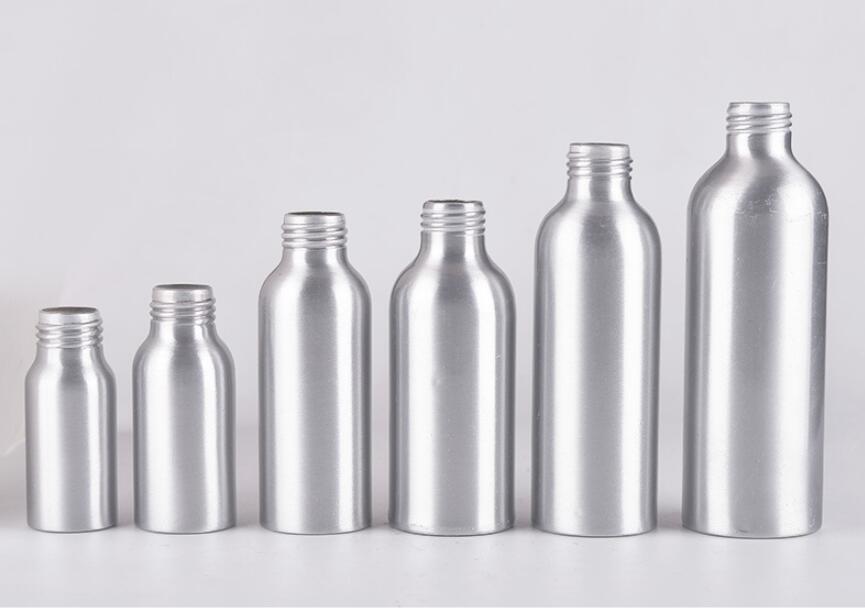 Aluminum bottle spray bottle 30ml 50ml 100ml 120ml 150ml 200ml 250ml 500ml with spray bump