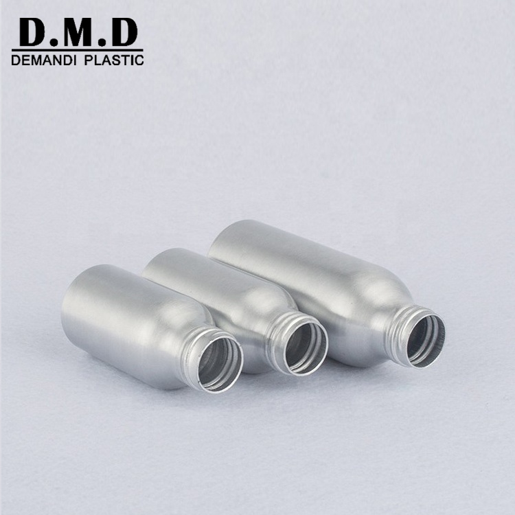 Aluminum bottles 30 ml 50 ml 100 ml 150 ml 200 ml 250 ml empty aluminum bottle with screw top