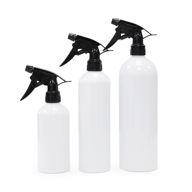 Aluminum bottles with fine mist sprayer