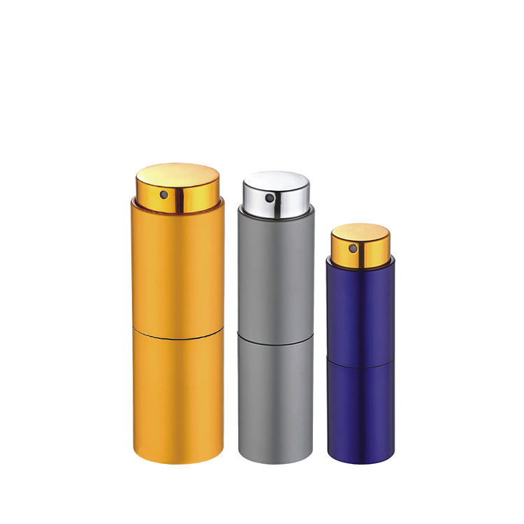 Aluminum glass bottle perfume sample perfume vial 10ml 20ml 35ml various styles glass spray wholesale vintage perfume bottle