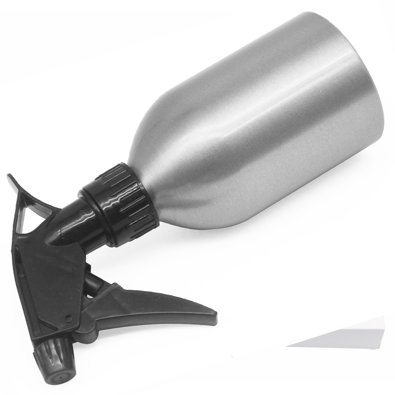 Aluminum spray water bottle