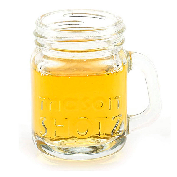 Amazon 60ml 2oz Cute small handle spice herb glass mason jar with lid