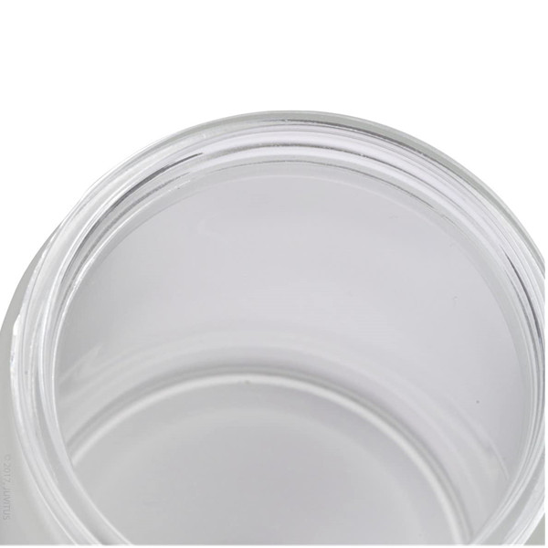 Amazon Hot Sale 8oz Frosted Glass Storage Jar with Plastic Lid for Food Canning in Bulk