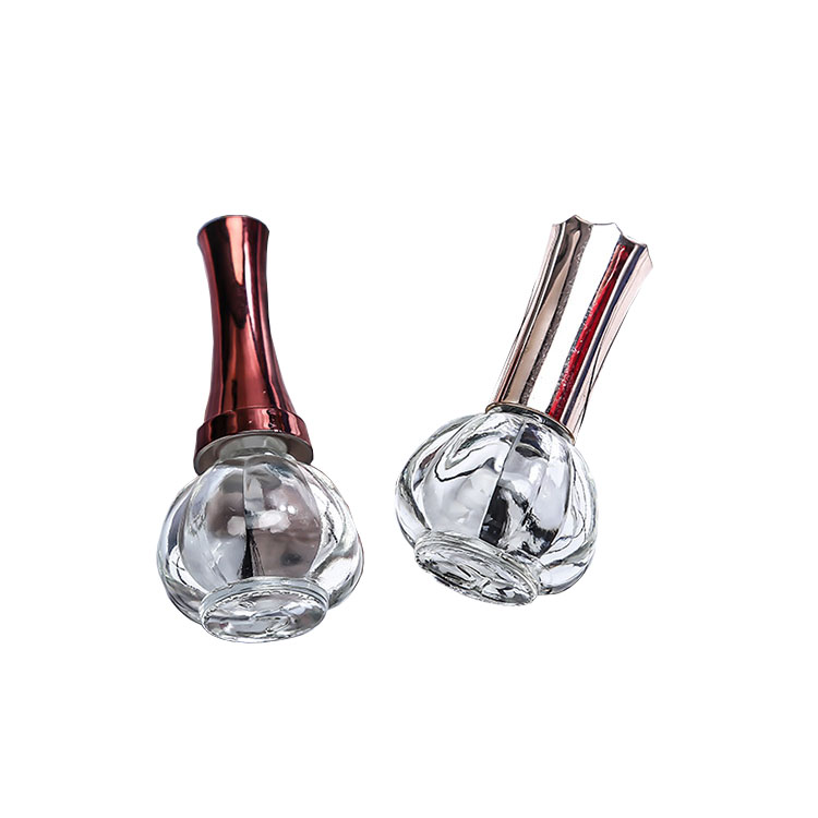 Amazon hits the shelves Factory outlet New arrival 15ml glass bottles nail polish bottle with unique lid