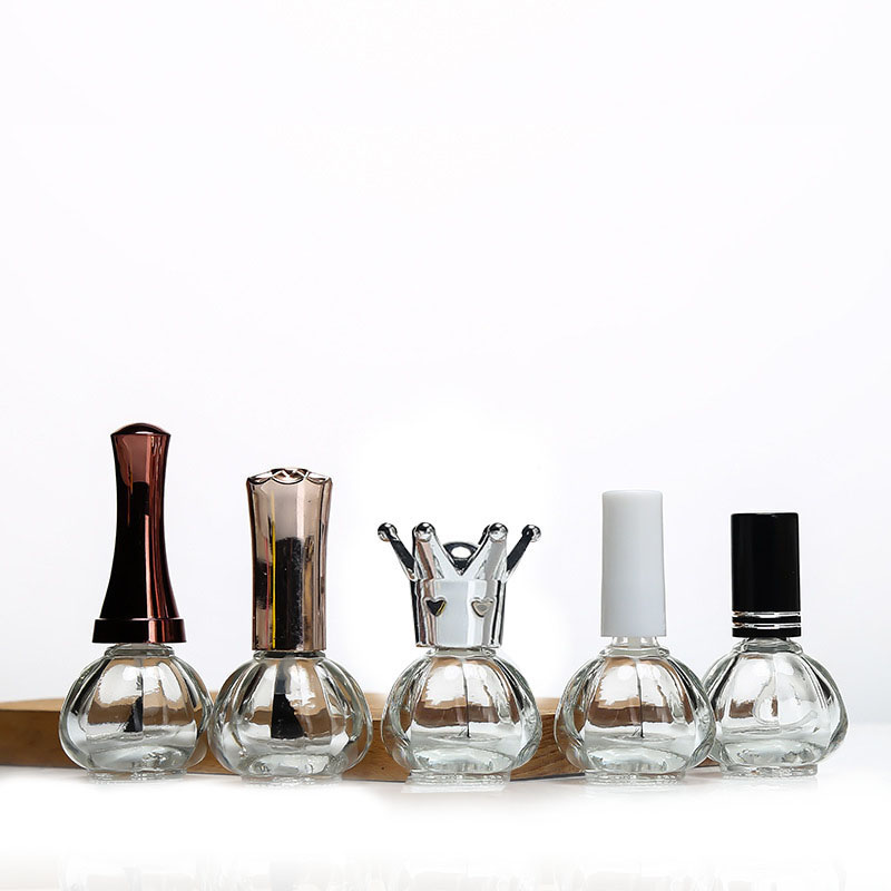 Amazon hits the shelves Factory outlet New arrival 15ml glass bottles nail polish bottle with unique lid