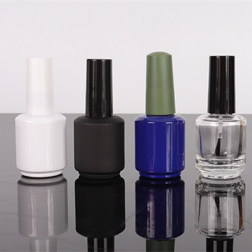 Amazon hits the shelves fashion15ml liquid medicine glass bottle  nail polish glue bottle With brush