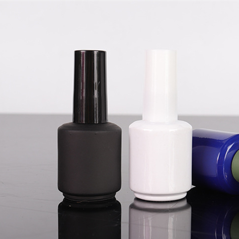 Amazon hits the shelves fashion15ml liquid medicine glass bottle nail polish glue bottle With brush