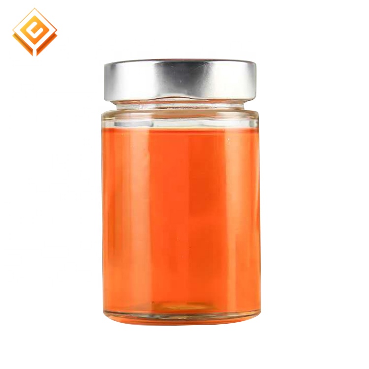 Amazon hot selling cheap wide mouth sealing borosilicate glass jar jam glass rounded jar with cover