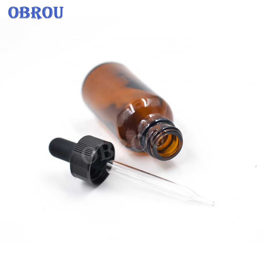 Amber 120ml 60ml 30ml varied boston round pharmaceutical glass bottle