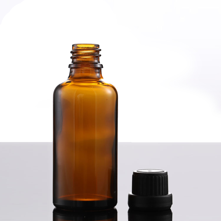Amber 5ml 10ml 15ml 20ml 30ml 50ml 100ml Glass Essential oil bottle with childproof cap