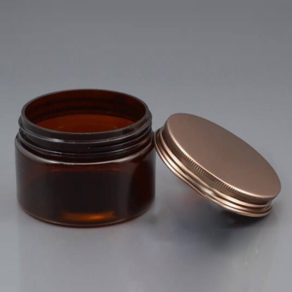 Amber Cream Plastic Jar PETJ67 Wholesale,100g PET Jar with Cap