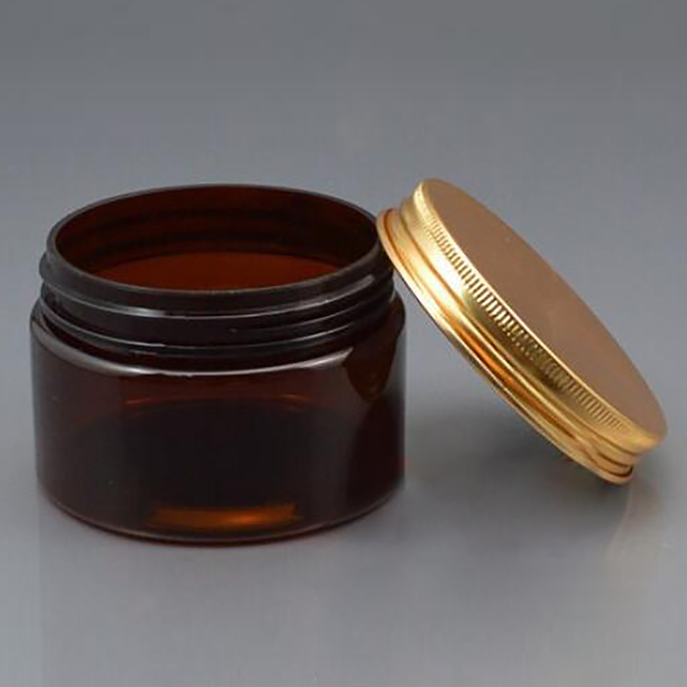 Amber Cream Plastic Jar PETJ67 Wholesale,100g PET Jar with Cap