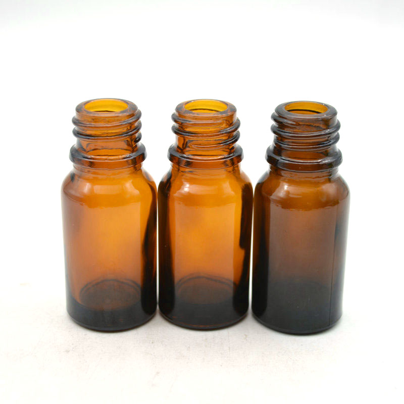Amber Glass Bottles for Essential Oils 10 mL Amber Bottles Refillable Empty Amber Bottle with Dropper