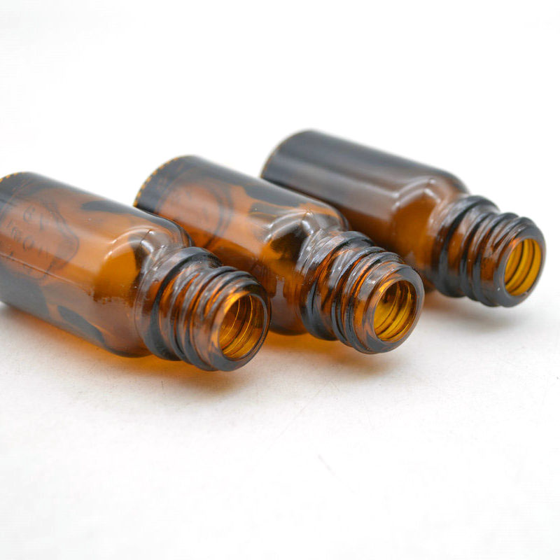 Amber Glass Bottles for Essential Oils 10 mL Amber Bottles Refillable Empty Amber Bottle with Dropper