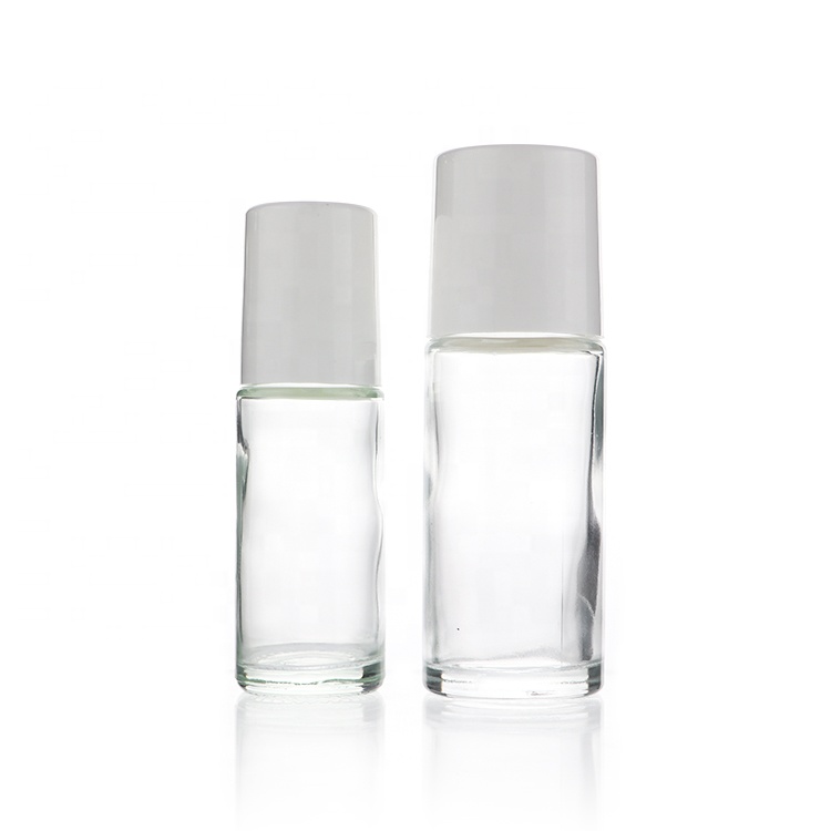 Amber Glass Deodorant Roll On Perfume Bottle 30ml 50ml
