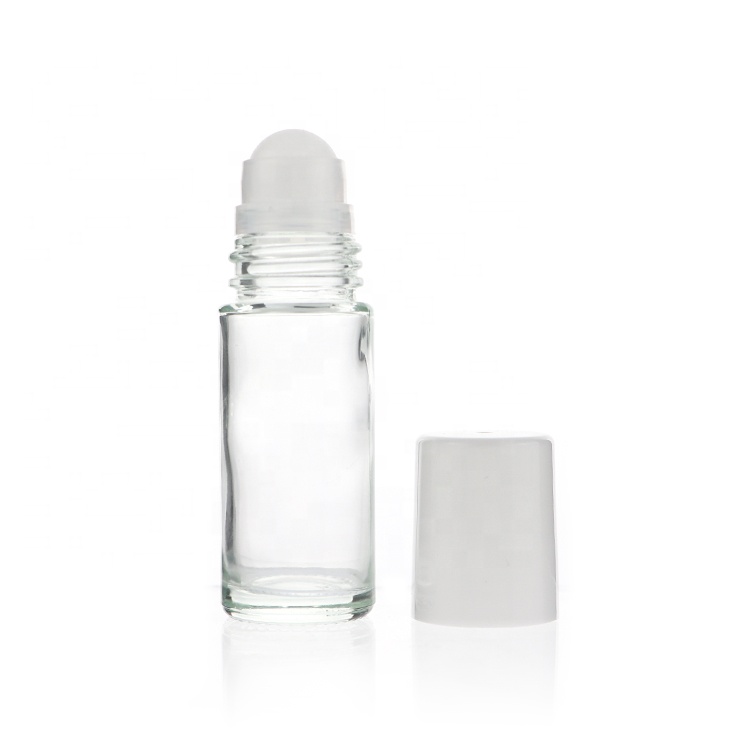 Amber Glass Deodorant Roll On Perfume Bottle 30ml 50ml