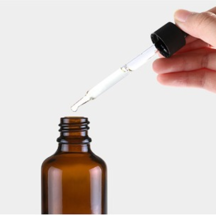 Amber Glass Essential Oil Aromatherapy Liquid Brown 5-50 Ml Drop for Refill Massage Pipette Bottles