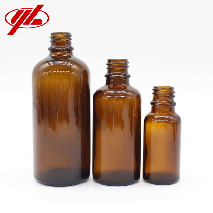 Amber Glass Essential Oil Bottle for Cosmetic