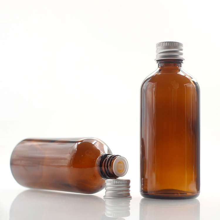 Amber Glass Essential Oil Bottles/Cosmetic Packing For Essential Oil With Different Cap
