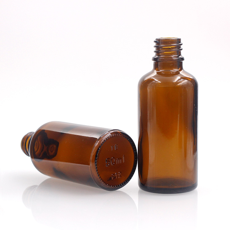 Amber Glass Essential Oil Bottles/Cosmetic Packing For Essential Oil With Different Cap