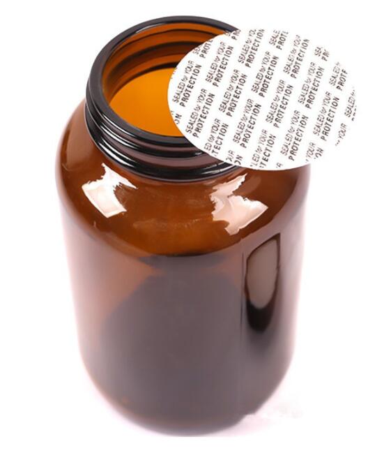 Amber Glass Medical Screw-Top Packer Bottles Wide Mouth Container Jars for Tablet