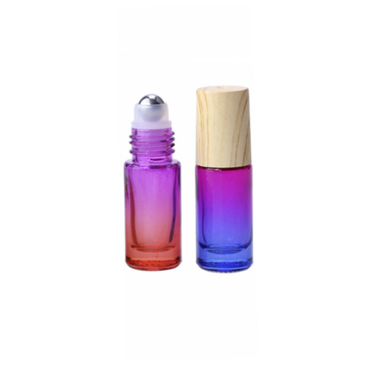 Amber Glass Roll On Bottles 10ml Essential Oil Perfume Roller Vials With Roller Ball 3ml roll-on bottle for cosmetics