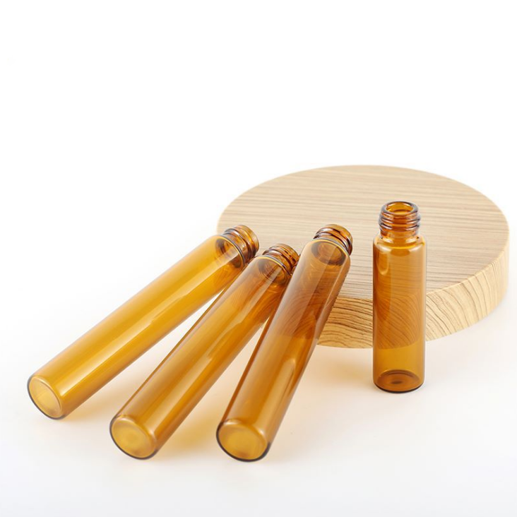 Amber Glass Roller Bottle Roll On Essential Oil Bottle 3ml 5ml 10ml