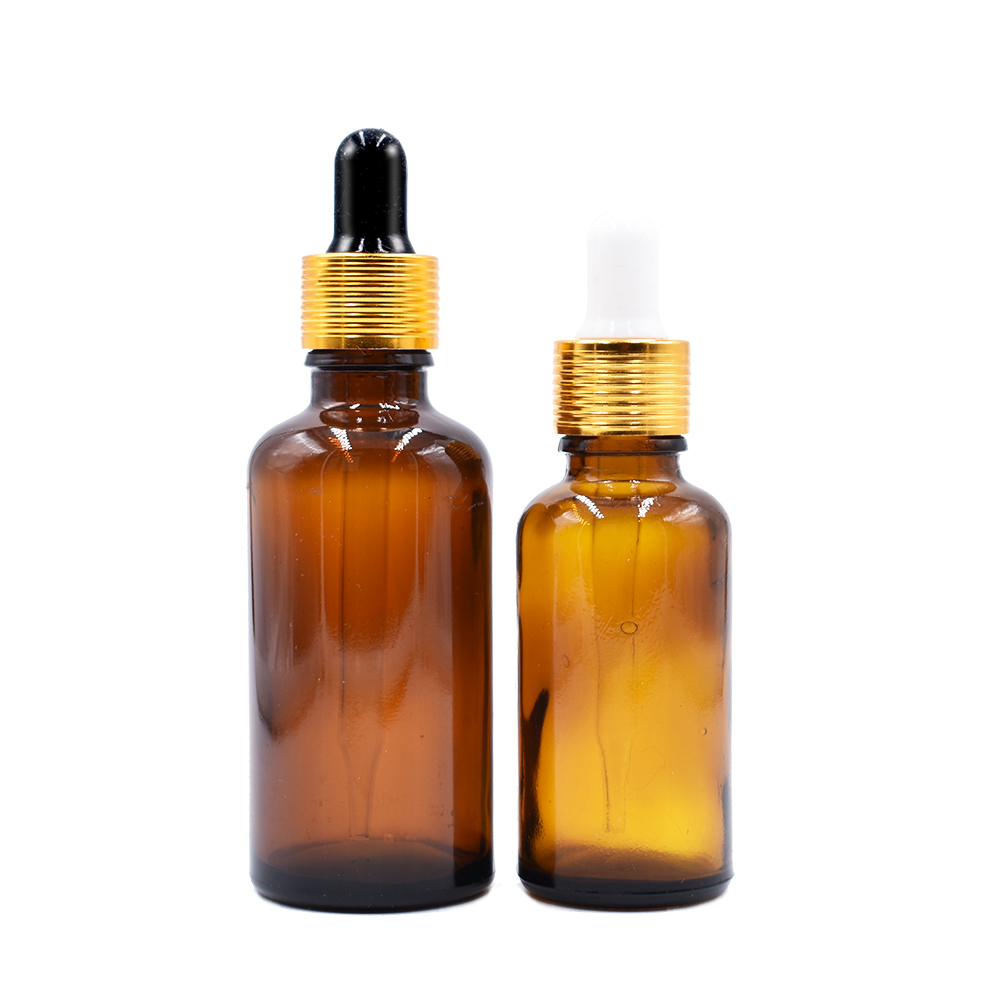 Amber Green Blue Clear Essential Oil Glass Bottle