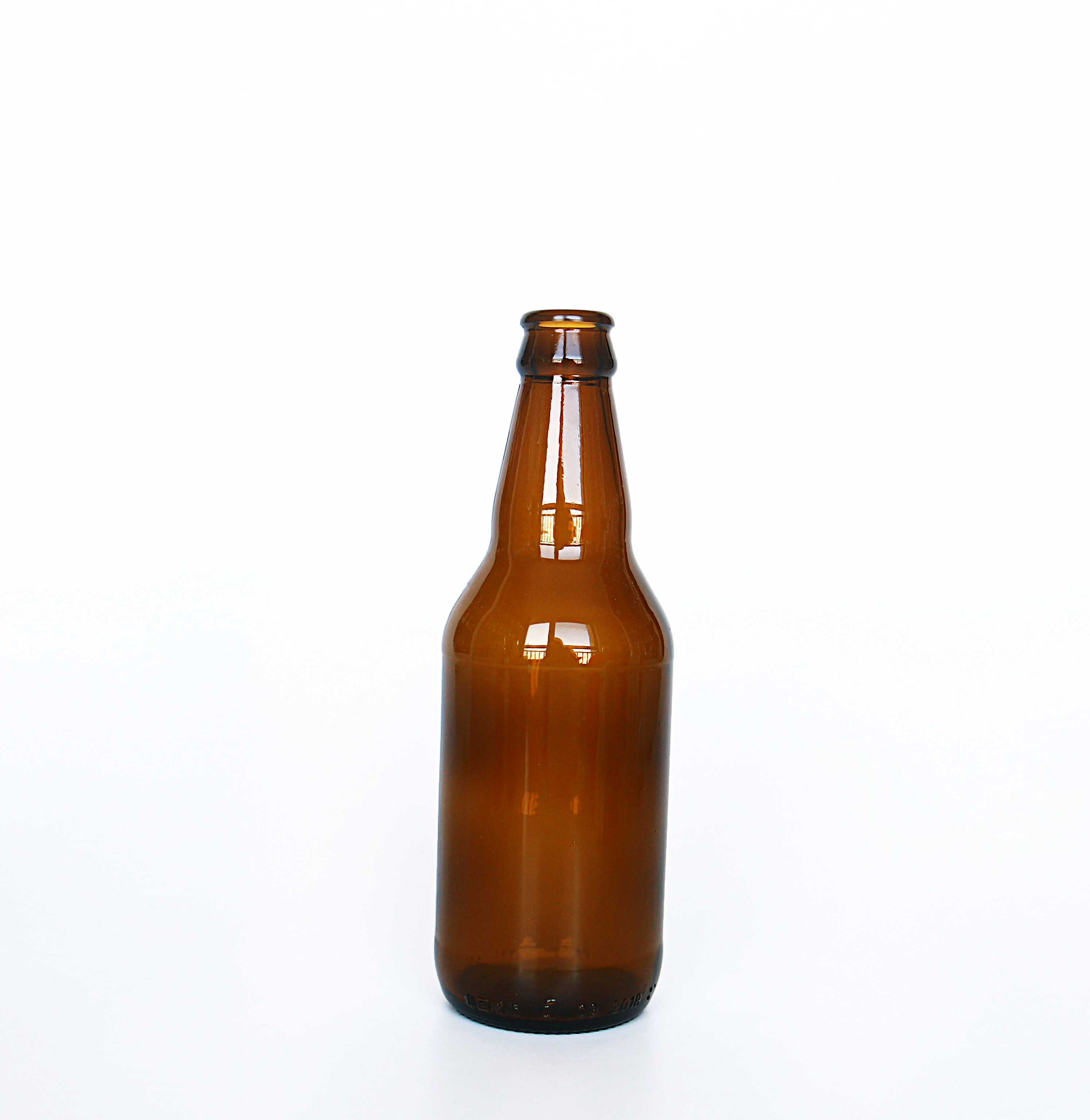 Amber  Ice Ginger Cold Brew 330ml Glass Beer Bottle With Crown Lid