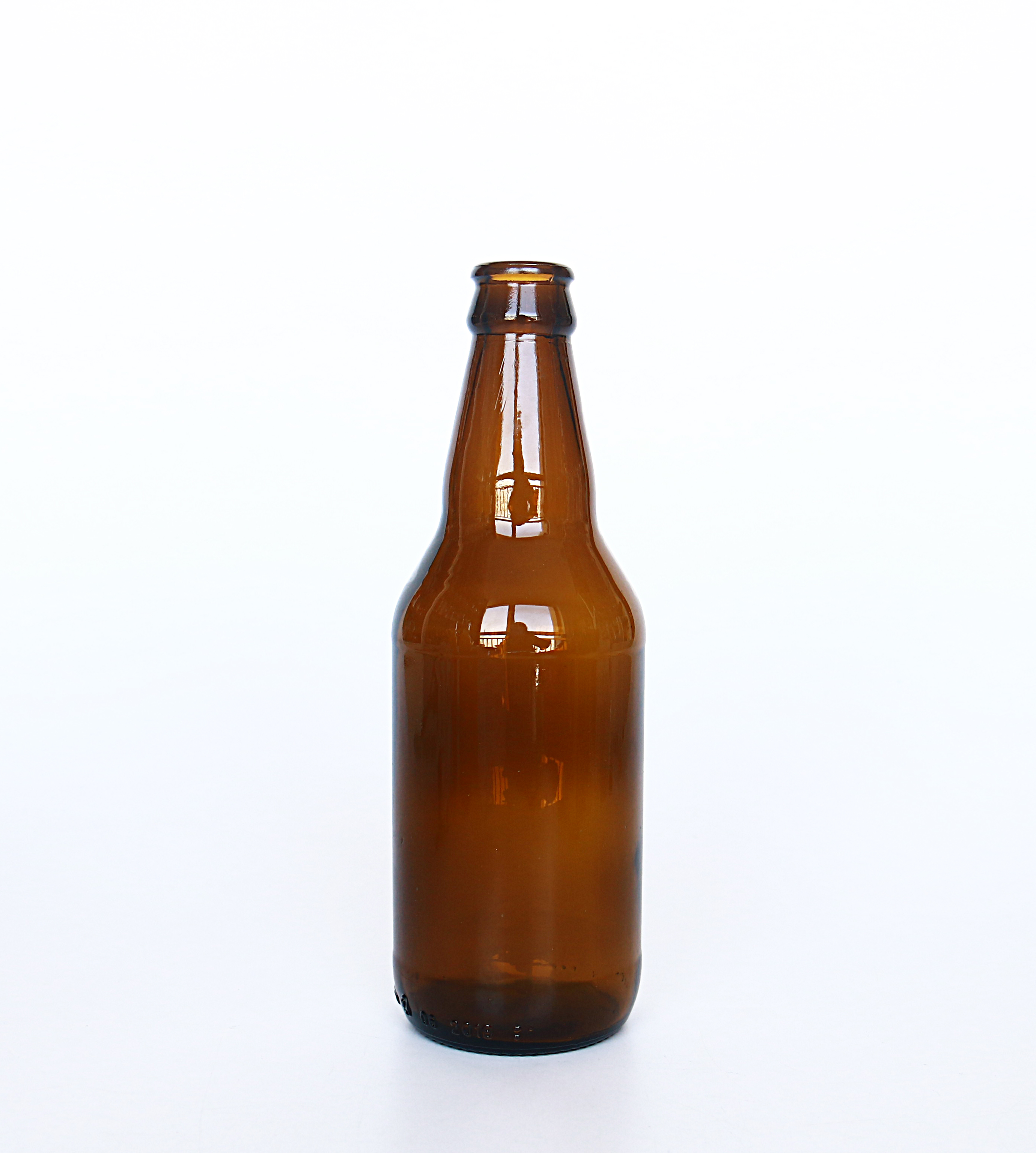 Amber Ice Ginger Cold Brew 330ml Glass Beer Bottle With Crown Lid