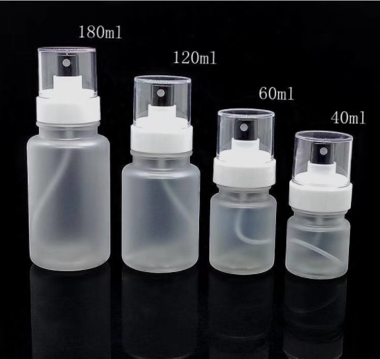 Amber Toner Cosmetic Skincare Lotion And Fine Mist Sprayer Bottles 50ml 100ml 200ml