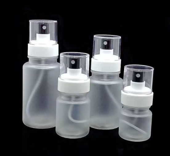 Amber Toner Cosmetic Skincare Lotion And Fine Mist Sprayer Bottles 50ml 100ml 200ml