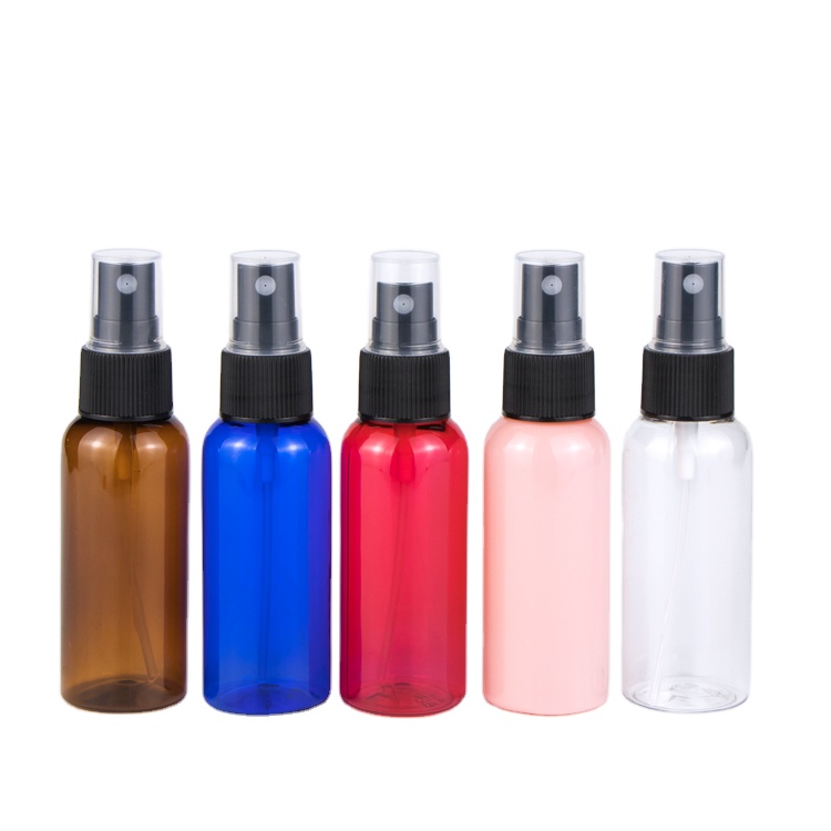 Amber bottle with pump spray bottles for hair products 250ml Amber plastic bottle