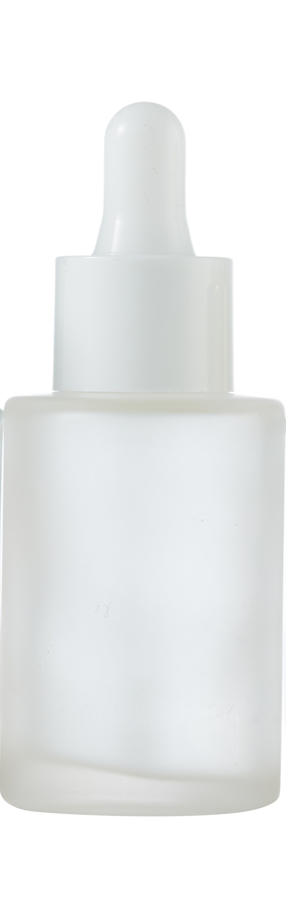 Amber clear frosted blue 30 ml glass essential oil bottle with dropper cap