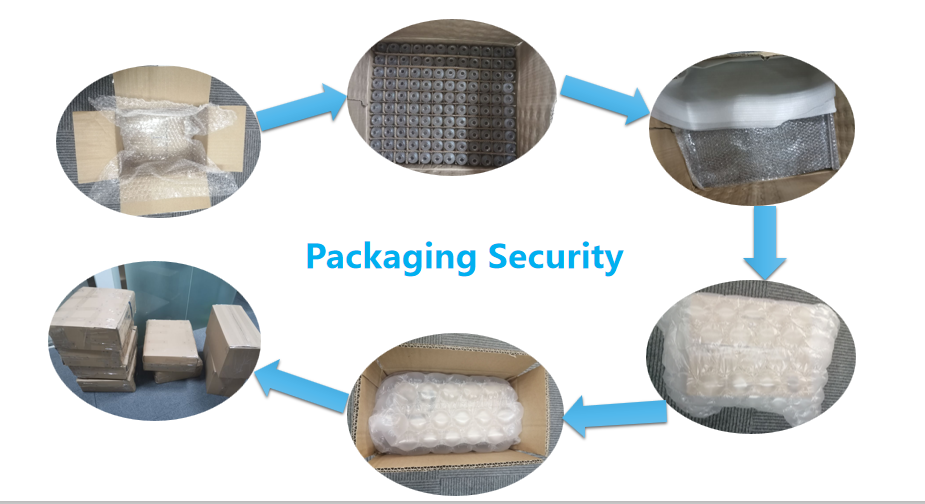 Amber clear frosted blue 30 ml glass essential oil bottle with dropper cap