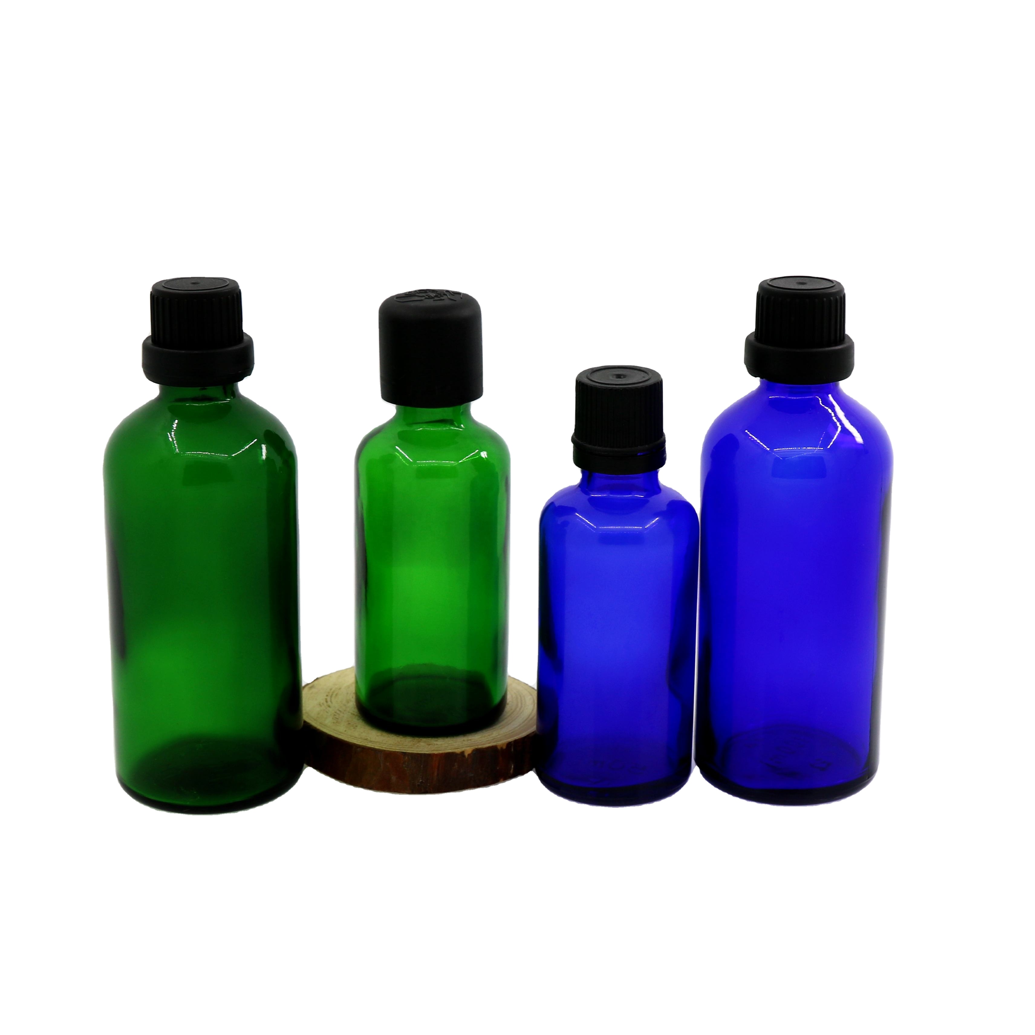 Amber color skin care essential oil 15-100ml dropper glass bottle
