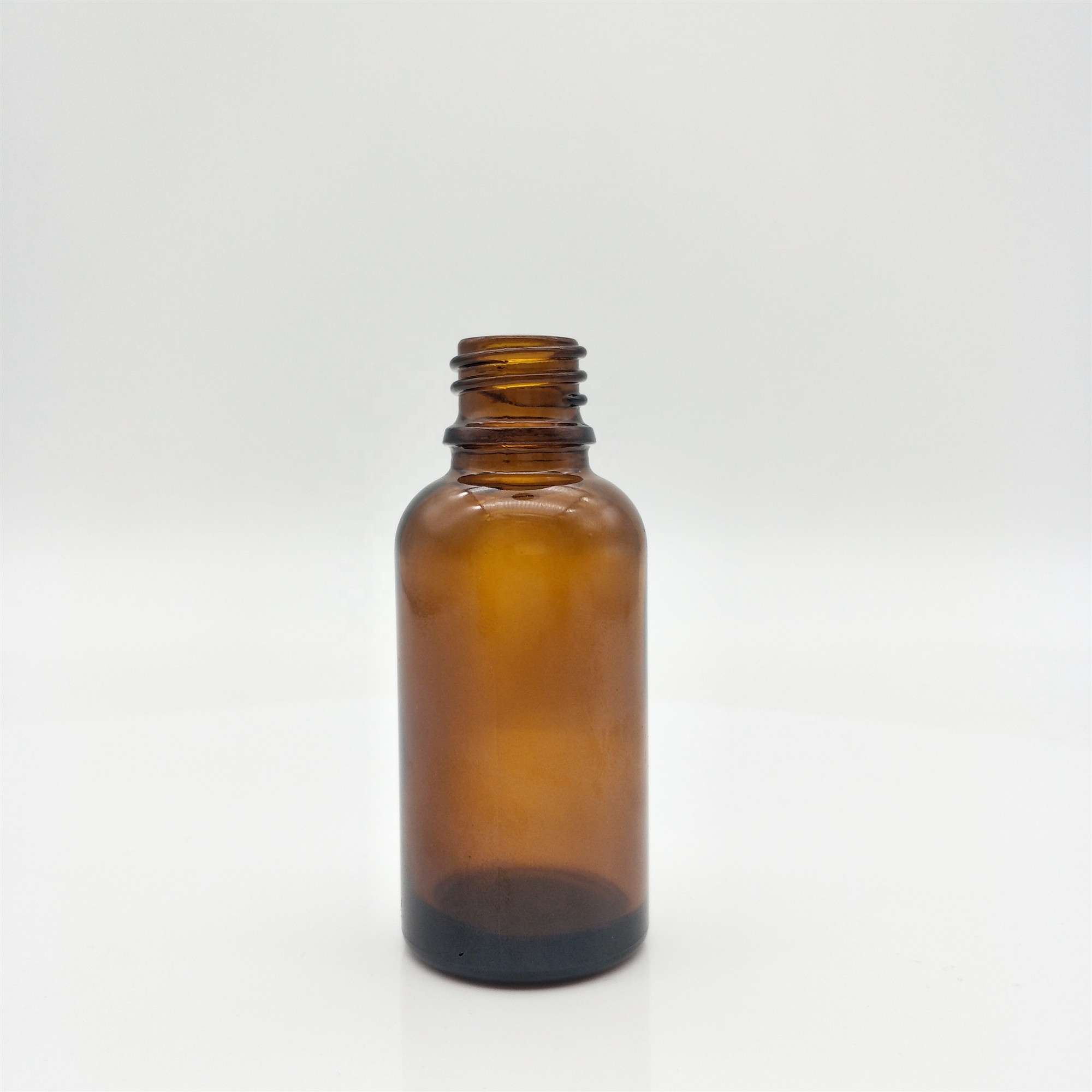 Amber essential oil glass bottle drop dispensing bottles with plastic dropper cap for liquid