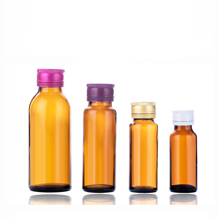Amber glass bottle Pharmaceutical Oral Syrup medicine chemical amber bottles for pills