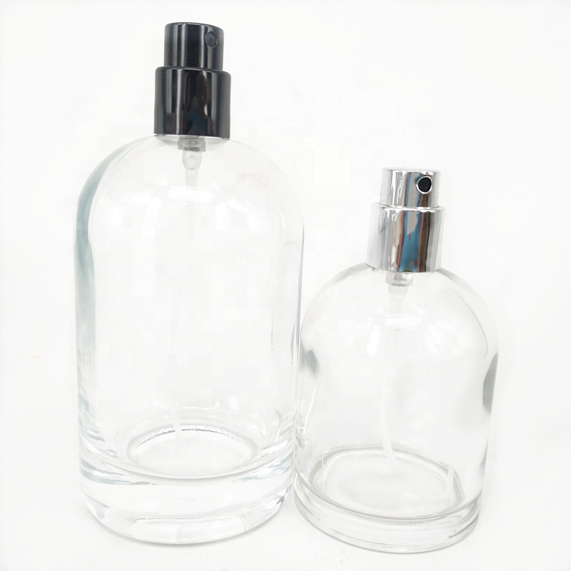 Amber glass bottle with black matte cap 50ml glass amber bottles