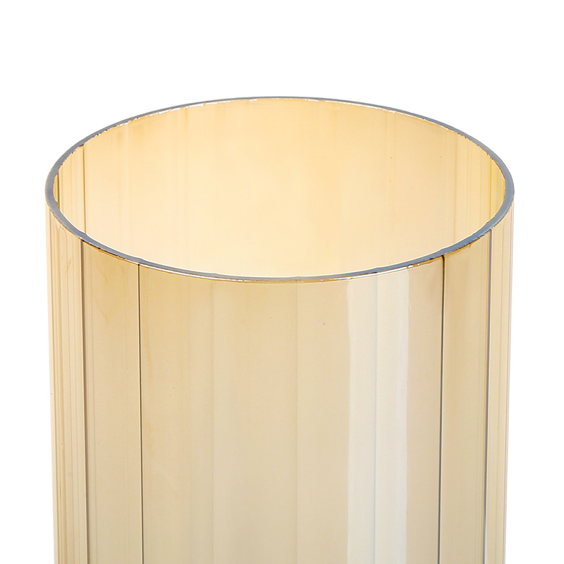 Amber glass decoration simulation dry flower arrangement container decorations glass jar