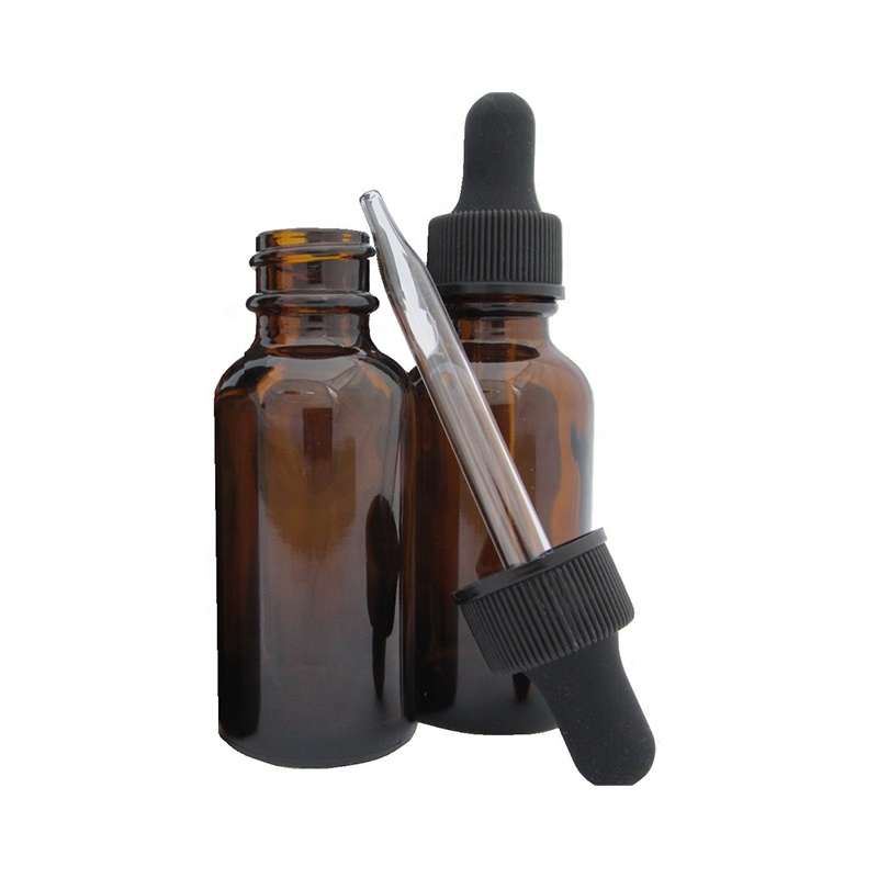 Amber glass dropper bottle for watering flowers aromatherapy cleaning and window disinfection dilution bottle