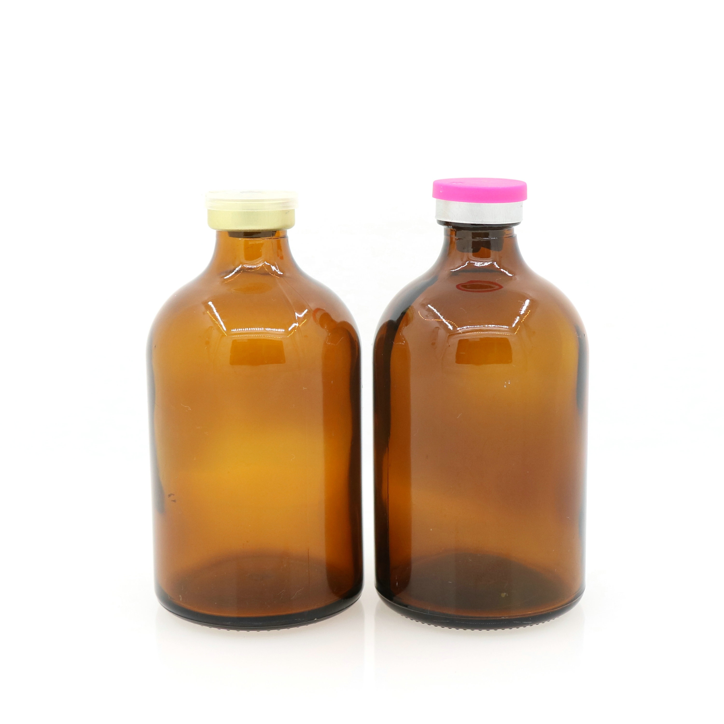 Amber pharmaceutical vials 5ml 7ml 8ml 10ml 15ml 20ml 30ml 50ml 100ml pharmacy medical vials pill clear bottle