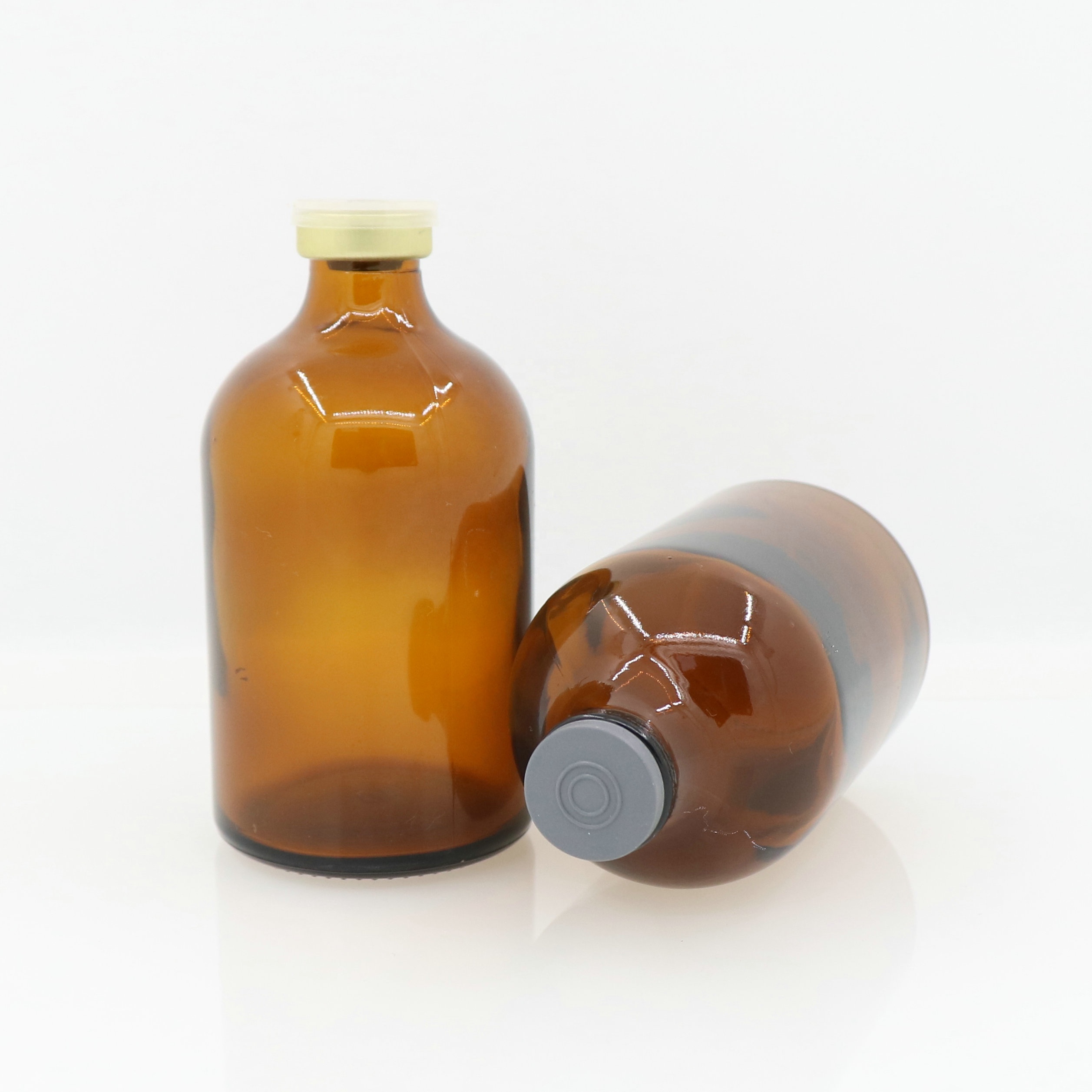 Amber pharmaceutical vials 5ml 7ml 8ml 10ml 15ml 20ml 30ml 50ml 100ml pharmacy medical vials pill clear bottle