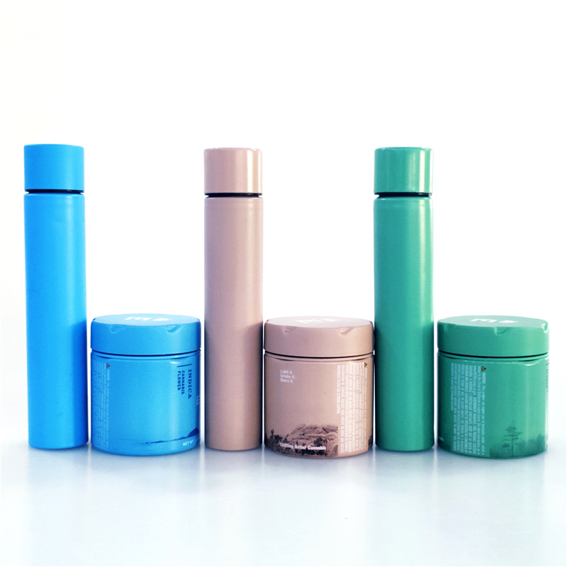 American popular styles 1oz 2oz 3oz 4oz dome child resistant lid glass jar With CRC lid